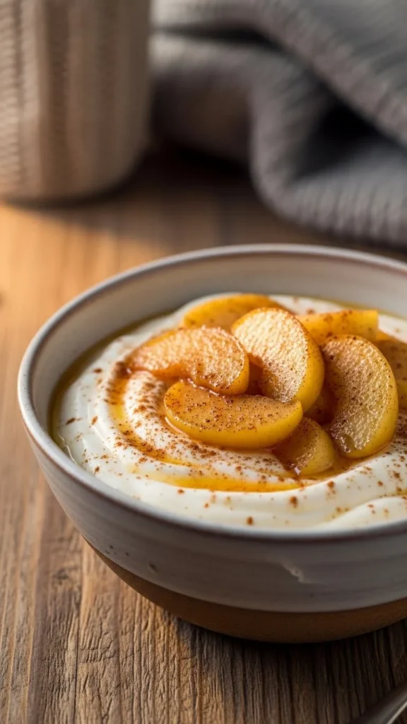 Apple Cinnamon Yogurt Bowls