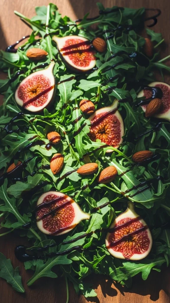 Arugula, Fig & Almond Salad