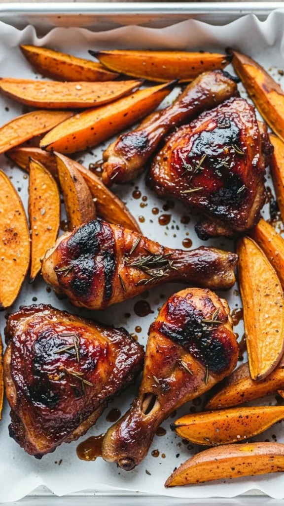 BBQ Chicken & Sweet Potatoes