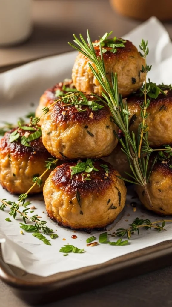  Baked Chicken Meatballs