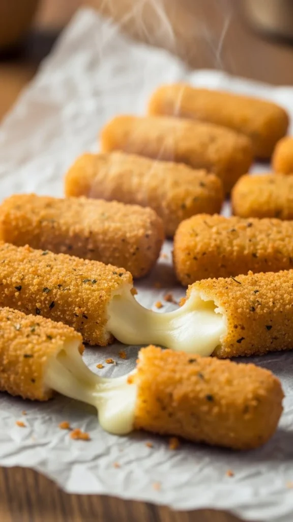 Baked Mozzarella Sticks