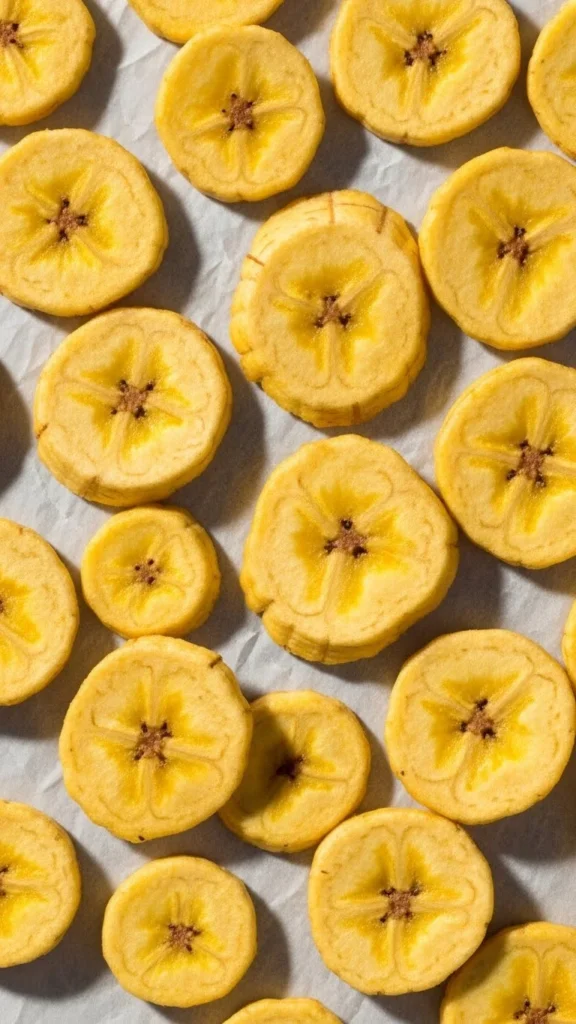 Baked Plantain Chips