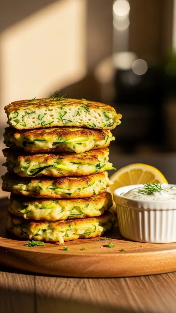 Baked Zucchini Fritters
