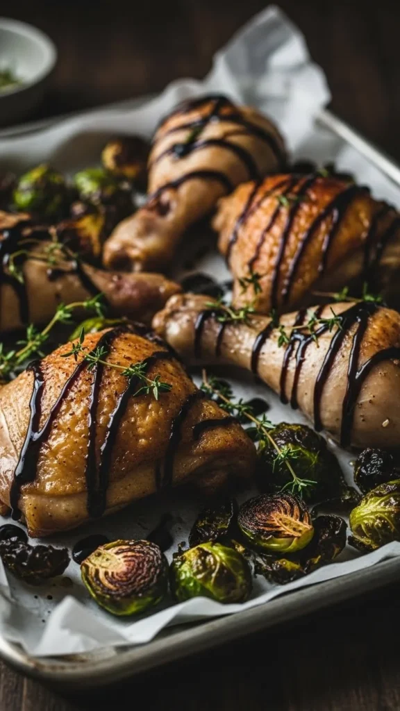 Balsamic Chicken & Brussels Sprouts
