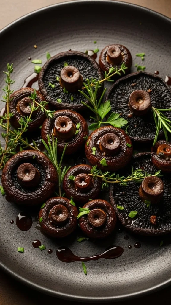 Balsamic Roasted Mushrooms