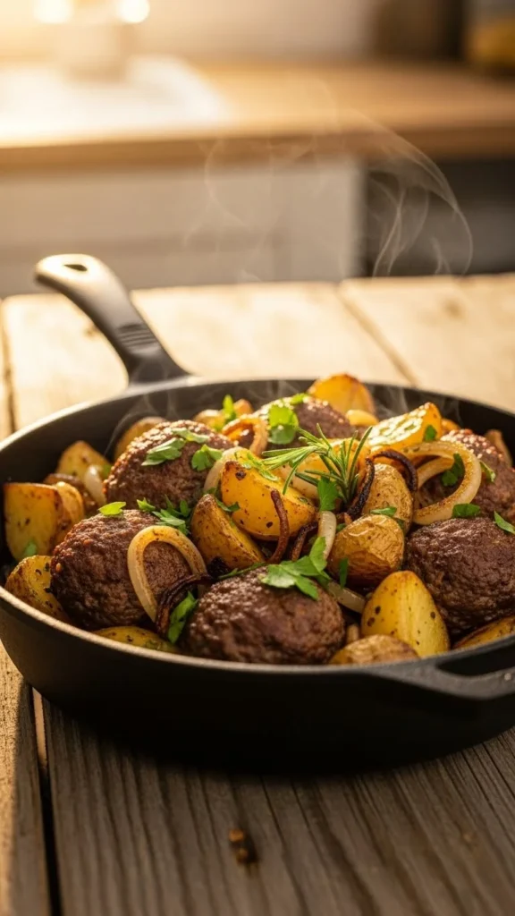 Beef and Potato Skillet