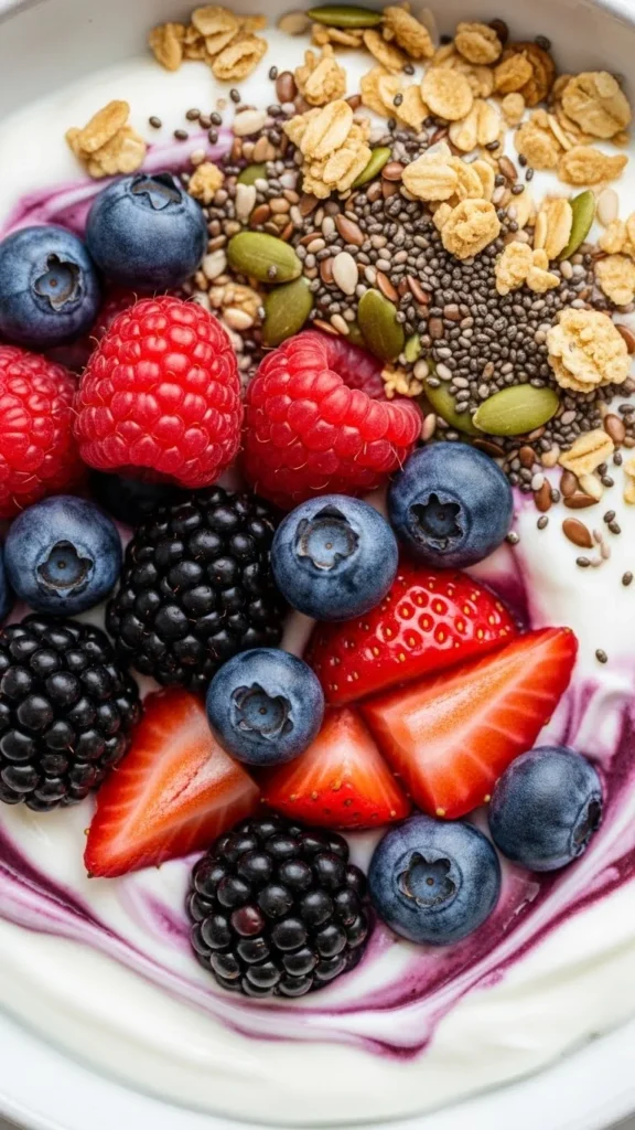 Berry Protein Yogurt Bowl