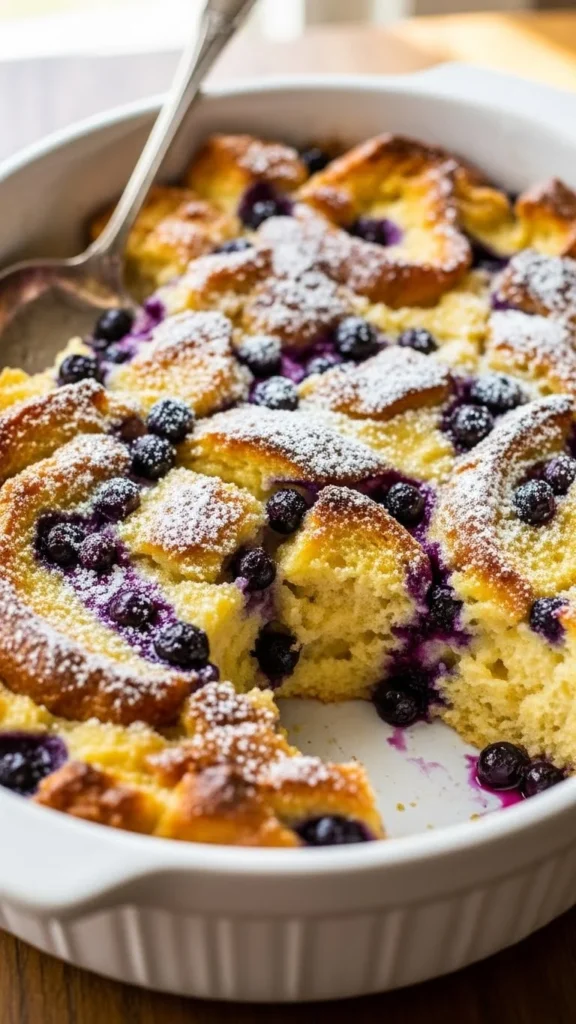 Blueberry French Toast Bake