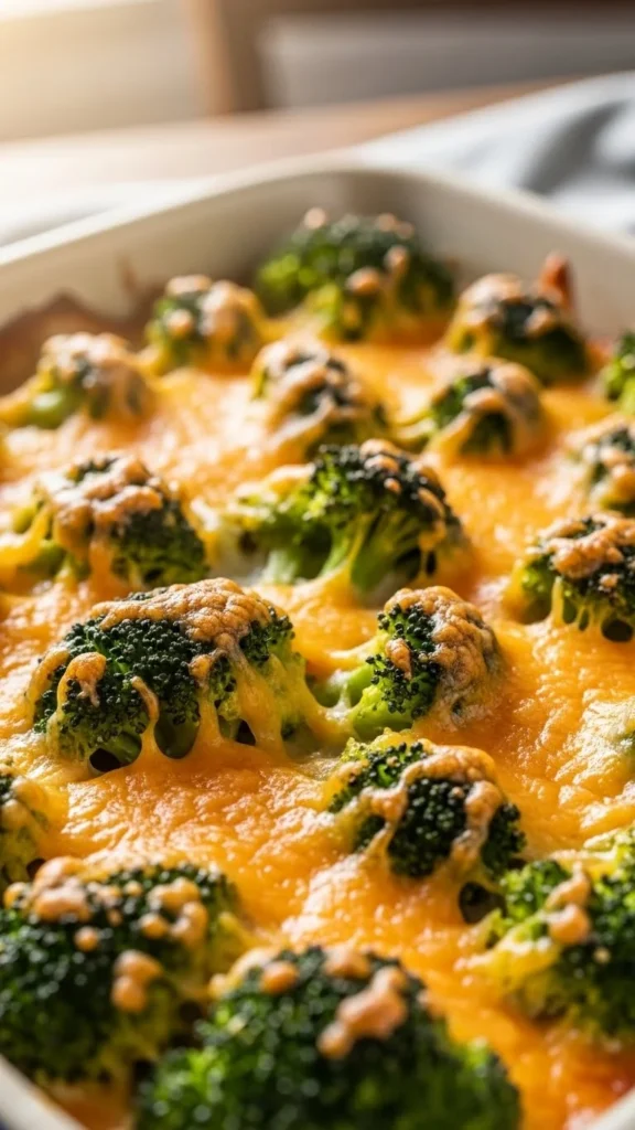 Broccoli & Cheddar Breakfast Bake