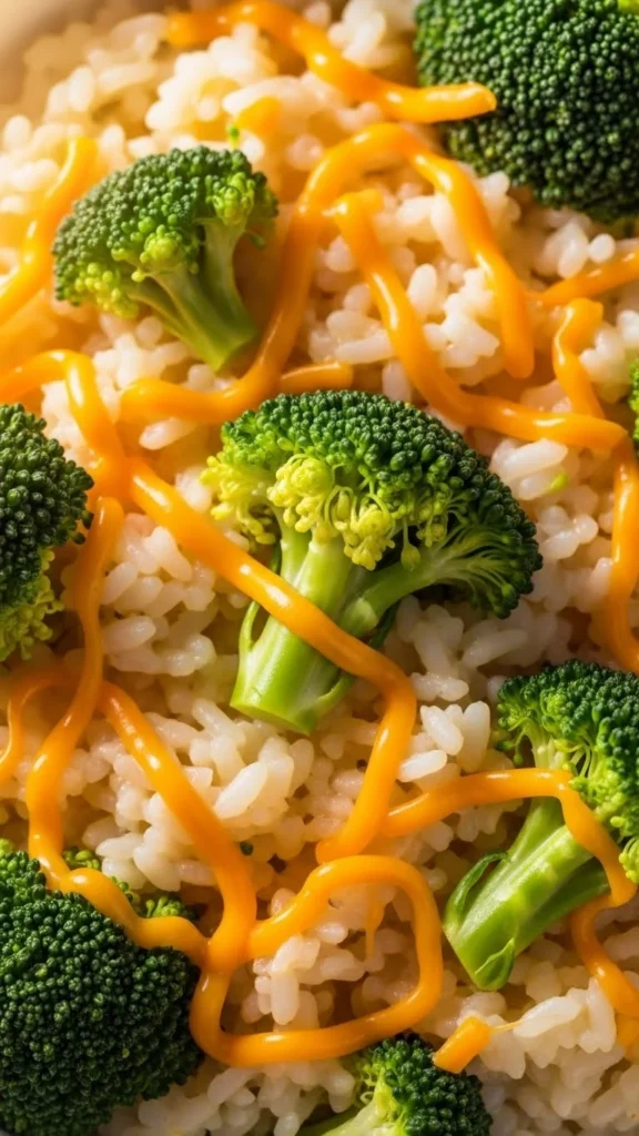 Broccoli Cheddar Rice