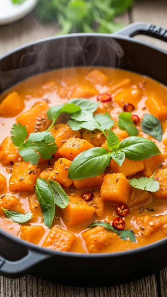 Butternut Squash Curry Pot