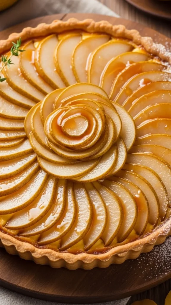 Caramel Pear Tart