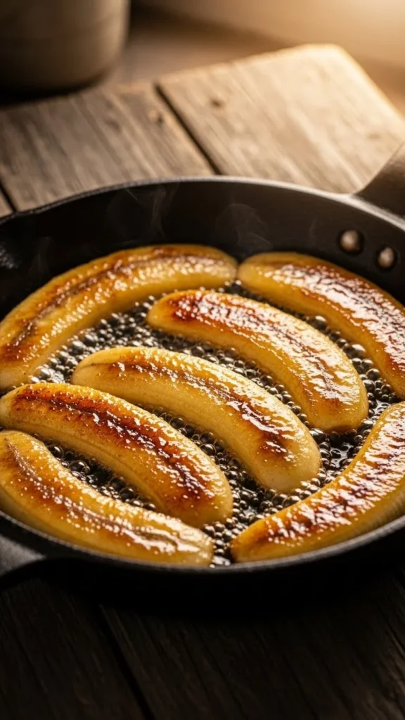 Caramelized Banana Skillet Dessert