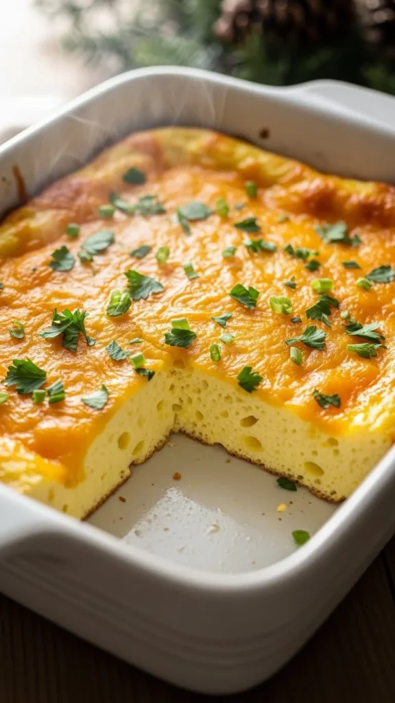 Cheddar & Herb Egg Bake