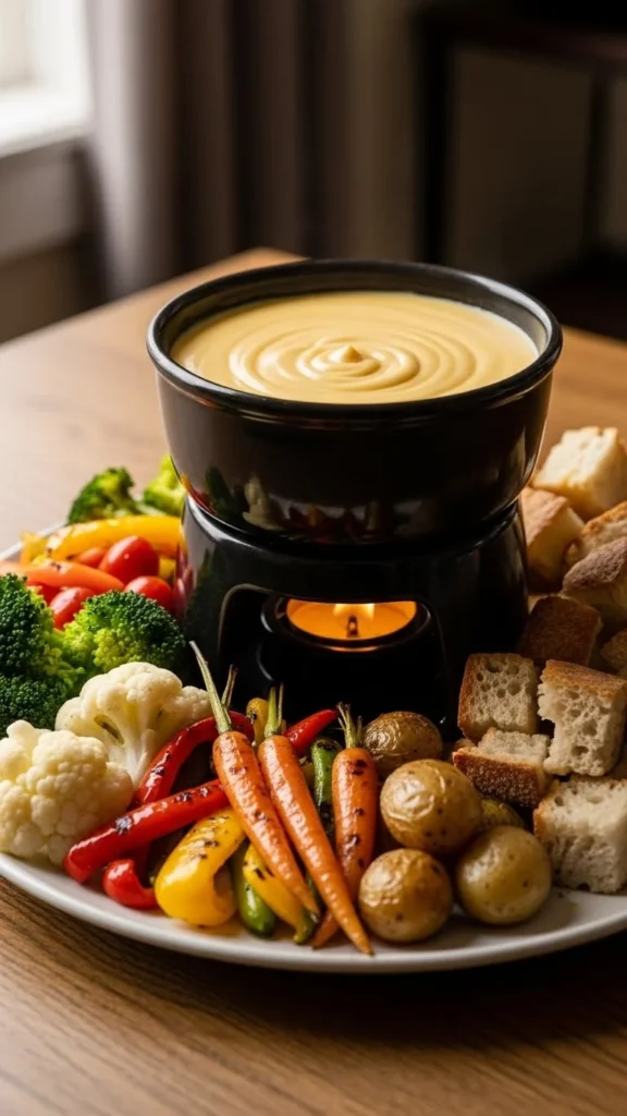 Cheddar & Herb Fondue