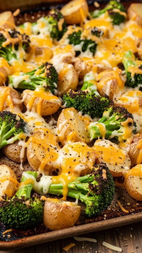 Cheesy Broccoli & Potato Bake