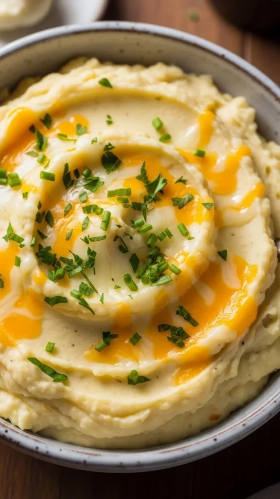 Cheesy Cauliflower Mash