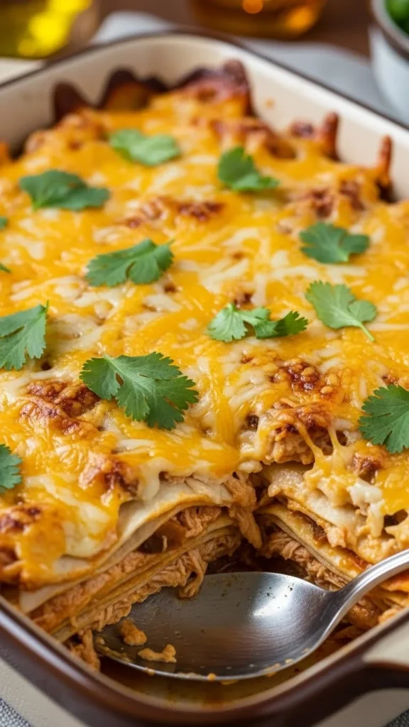 Chicken Tortilla Layered Bake