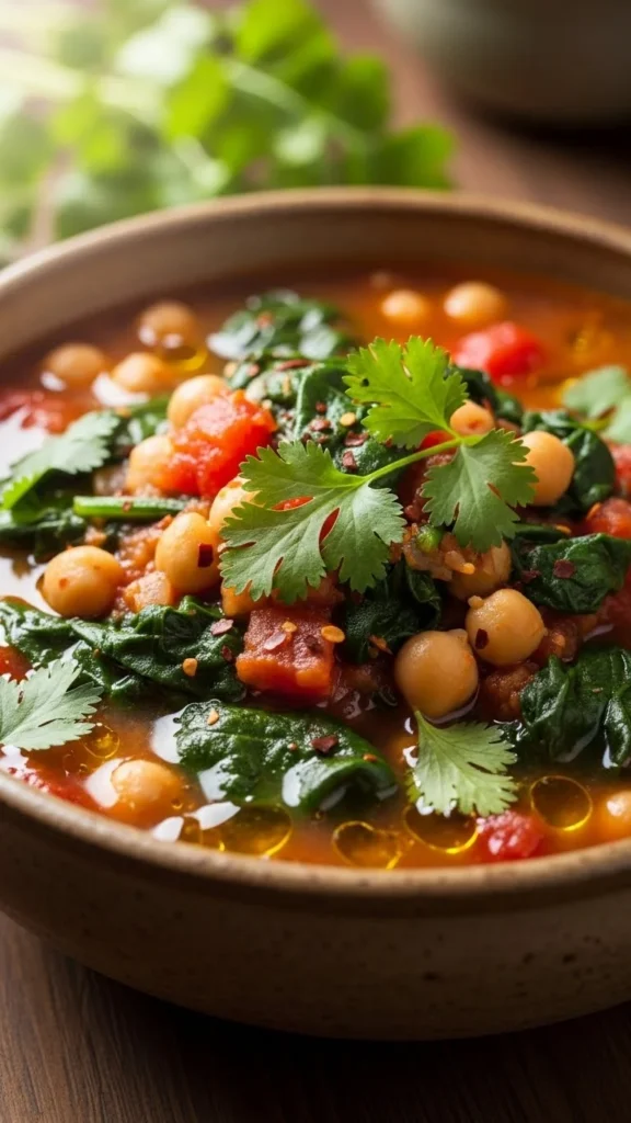 Chickpea and Spinach Stew