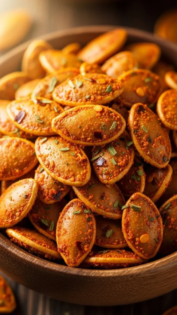 Chili-Lime Roasted Pumpkin Seeds
