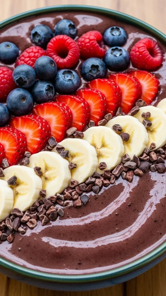 Chocolate Berry Smoothie Bowl