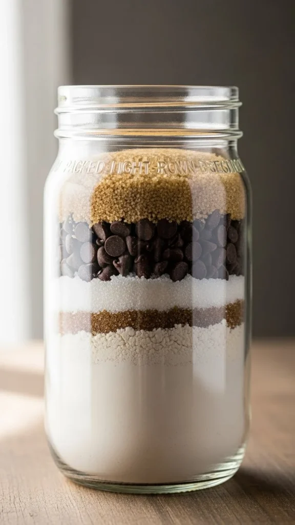 Chocolate Chip Cookie Mix in a Jar