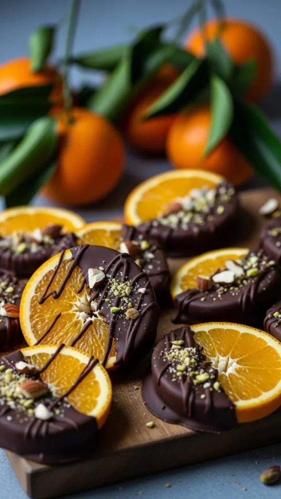 Chocolate-Dipped Oranges