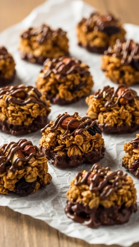 Chocolate Granola Clusters