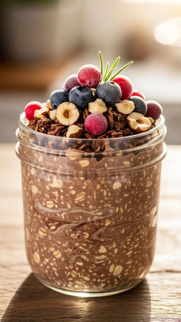 Chocolate Hazelnut Overnight Oats