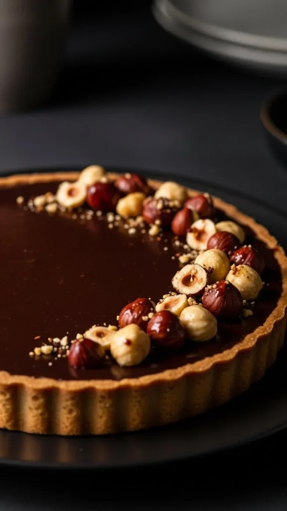 Chocolate Hazelnut Tart