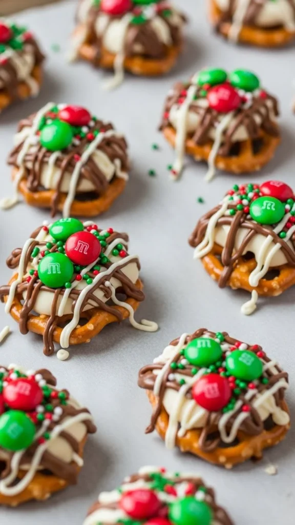 Chocolate Pretzel Nests