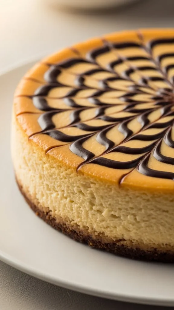 Chocolate Swirl Cheesecake