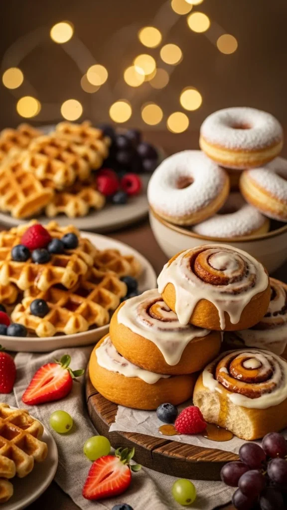 Christmas Breakfast Dessert Board