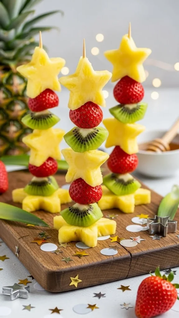 Christmas Fruit Wands