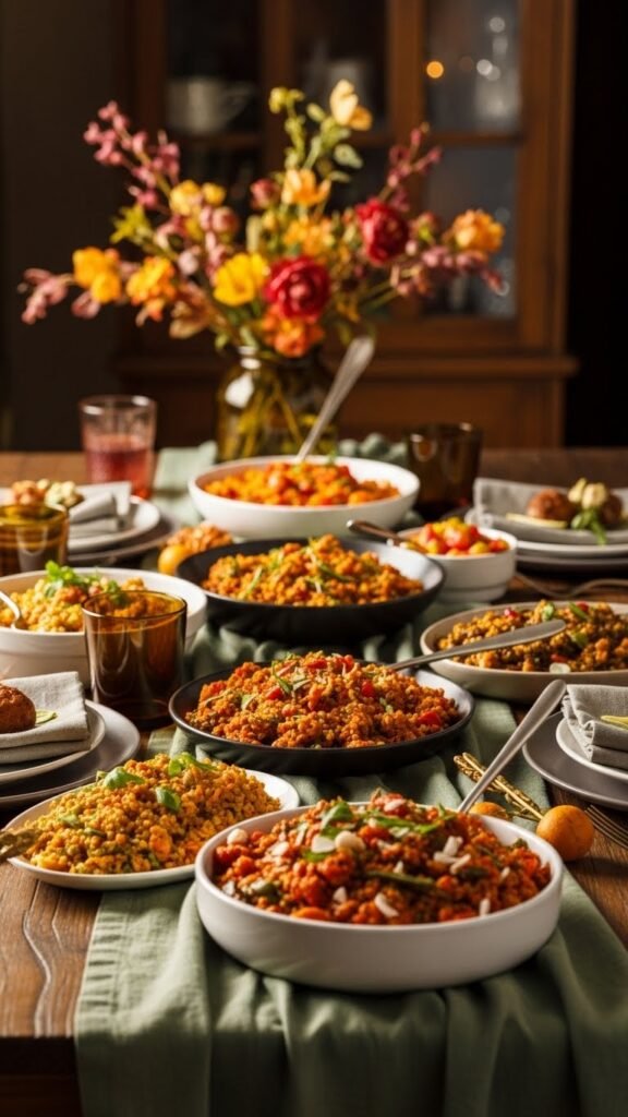 Christmas Holiday Vegetarian Sides