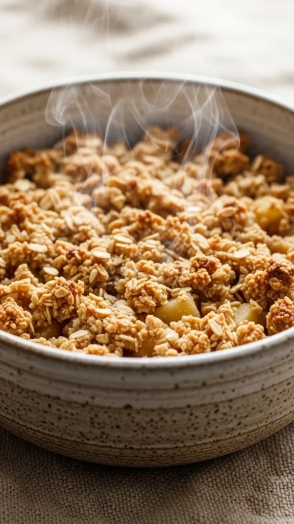 Cinnamon Apple Crumble