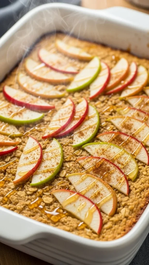 Cinnamon Apple Oat Bake