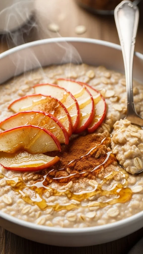 Cinnamon Apple Oatmeal Bowls