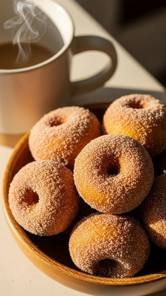 Cinnamon Sugar Vegan Donut Holes