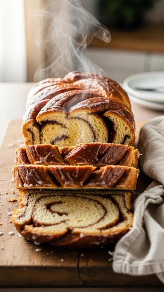 Cinnamon Swirl Breakfast Loaf