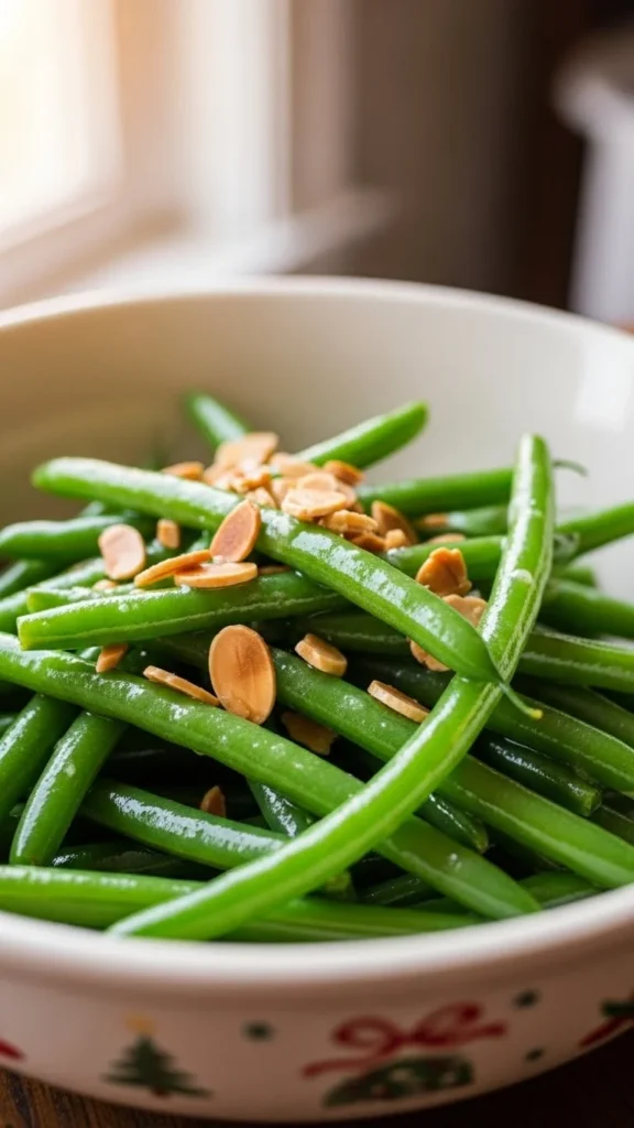 Garlic Green Beans with Almonds