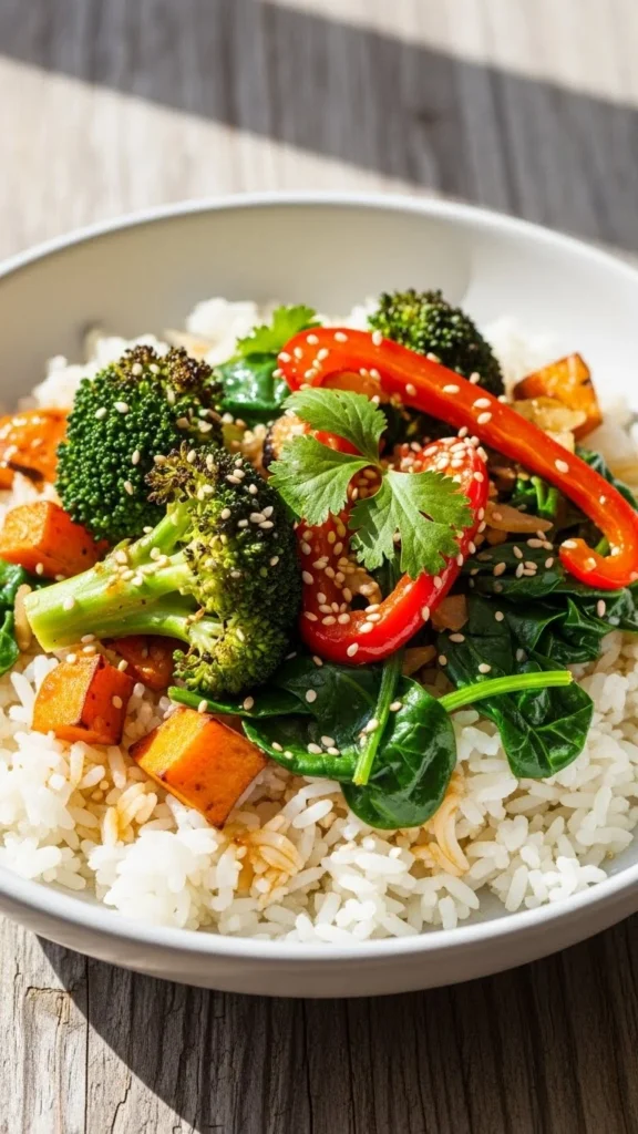 Coconut Ginger Rice Bowl