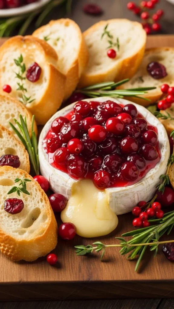 Cranberry Brie Mini Board