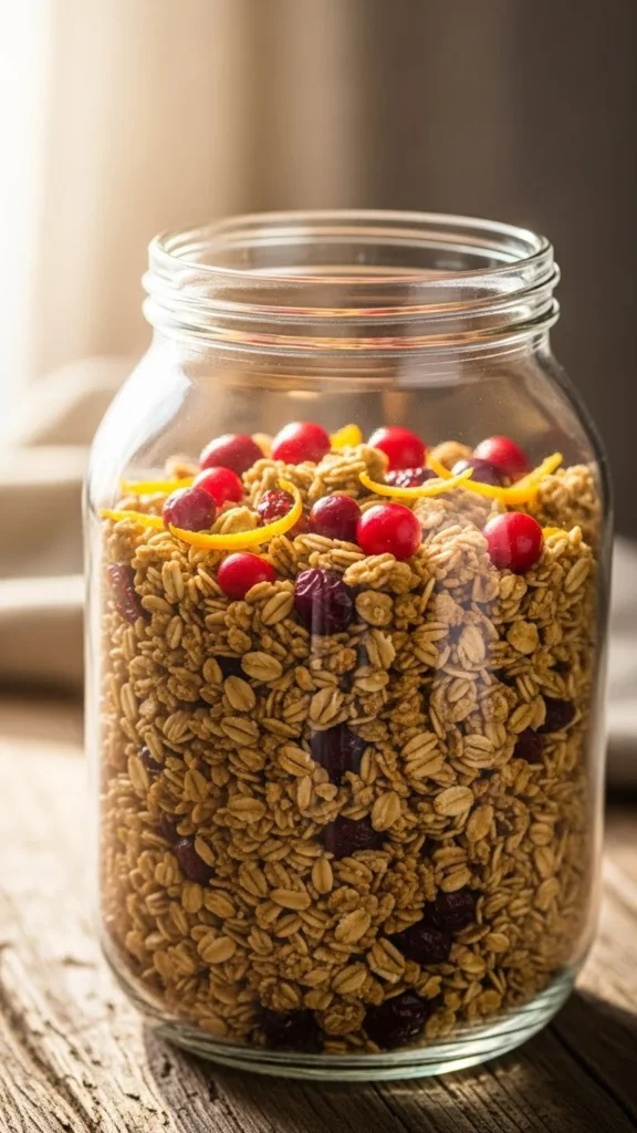 Cranberry Orange Granola