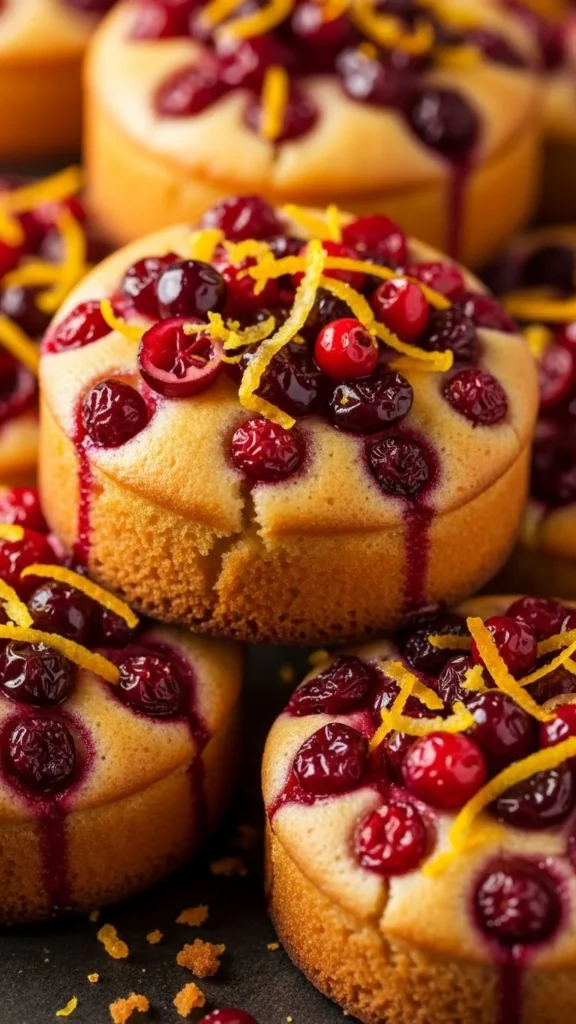 Cranberry Orange Mini Cakes