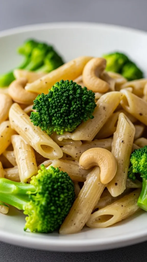 Creamy Broccoli & Cashew Alfredo