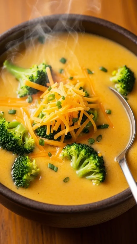 Creamy Broccoli Cheddar Soup