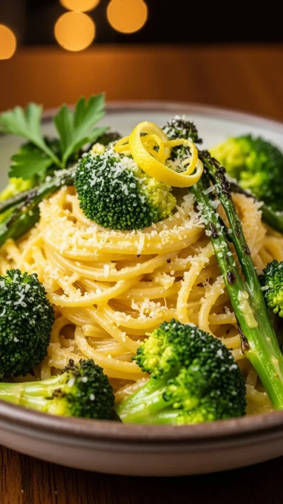 Creamy Lemon Broccoli Pasta