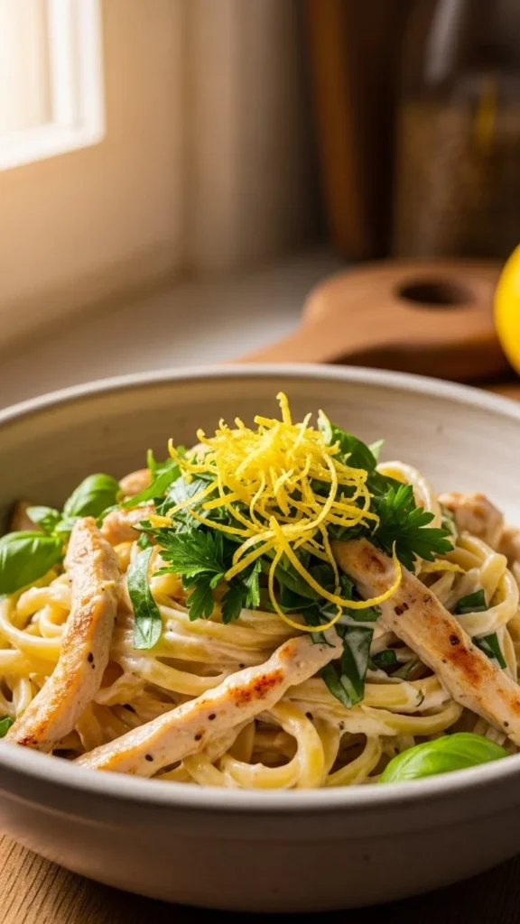 Creamy Lemon Chicken Pasta