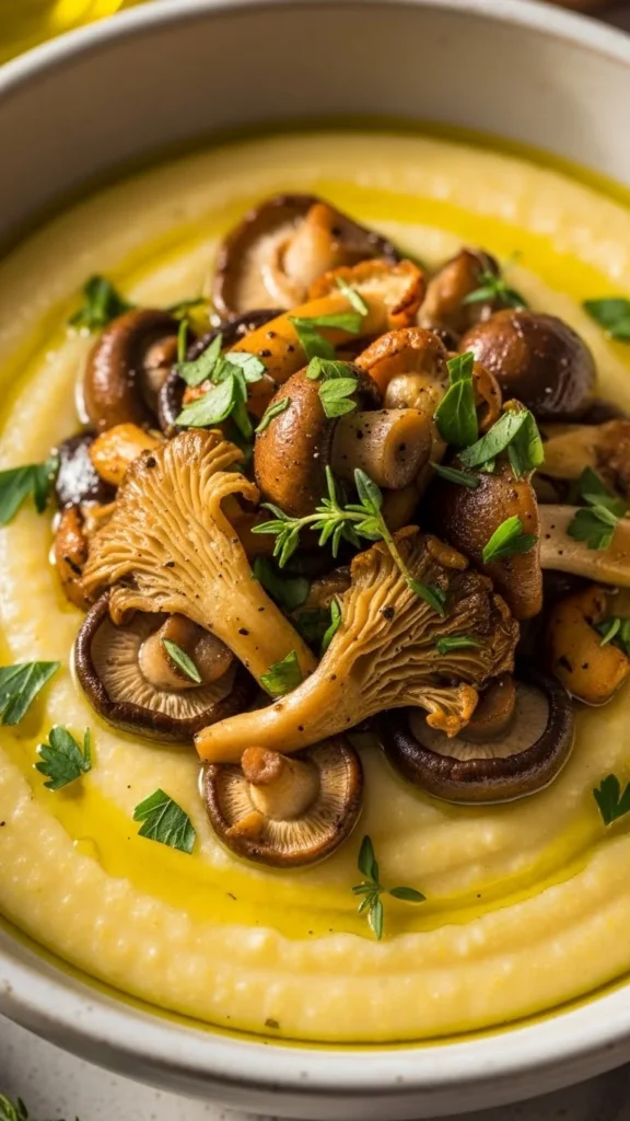 Creamy Mushroom Polenta